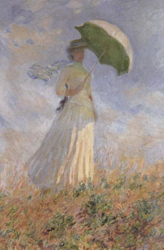 Claude Monet Layd with Parasol Norge oil painting art